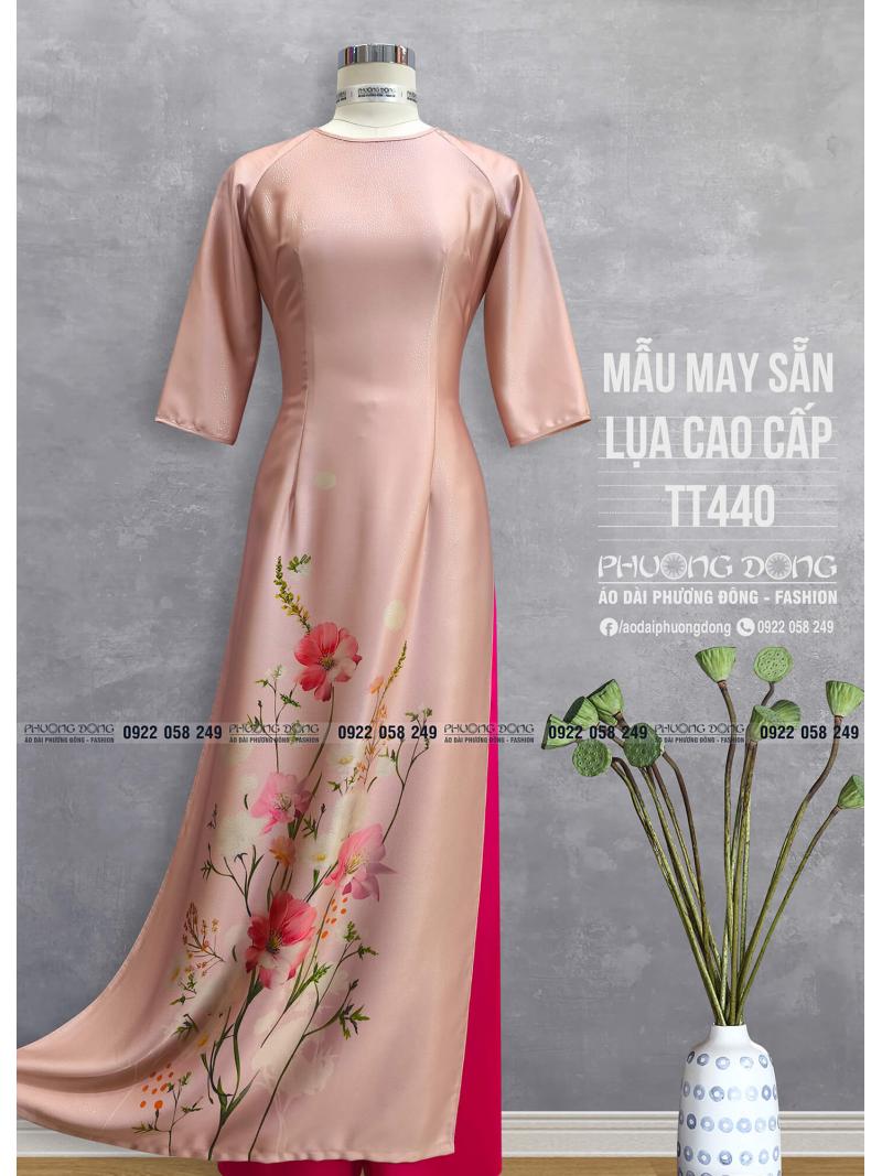 Áo Dài Truyền Thống Lụa Cao Cấp TT440